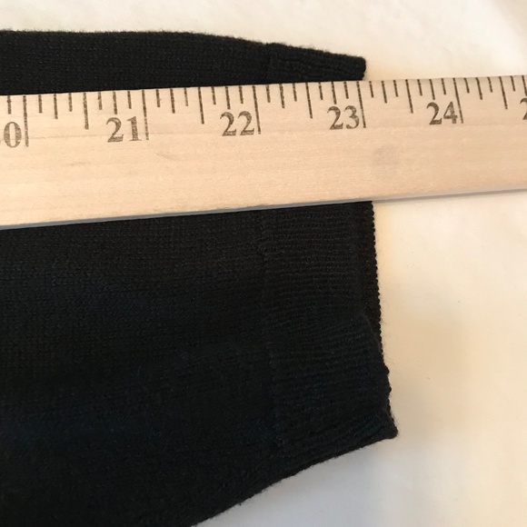 AVENUE Open Front Cascading Cardigan Black Women’s Size 22 24 - Picture 14 of 16